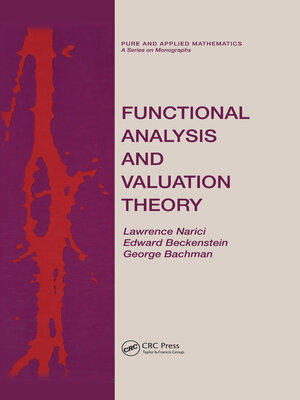 cover image of Functional Analysis and Valuation Theory